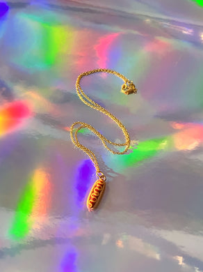 Hot Dog Necklace (chain)