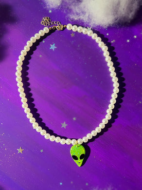 Alien Pearl Necklace