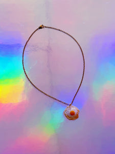 Fried Egg Necklace