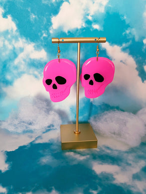 *SALE* Pink Skull Dangles