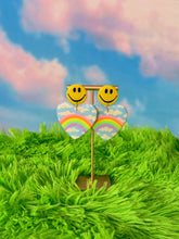 Load image into Gallery viewer, Cloudy Smiley Rainbow Hearts