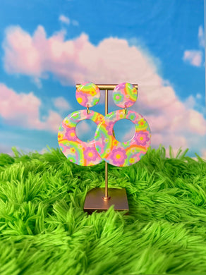 XL Floral Dreamscape Mod Hoops