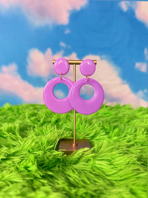 Lavender Mod Hoops