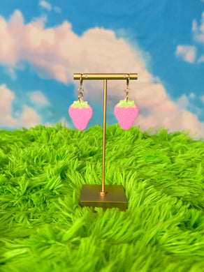 Mini Pink Sparkleberry Dangles