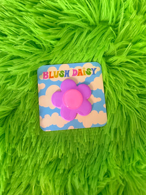 Purple and Pink Daisy Barrettes