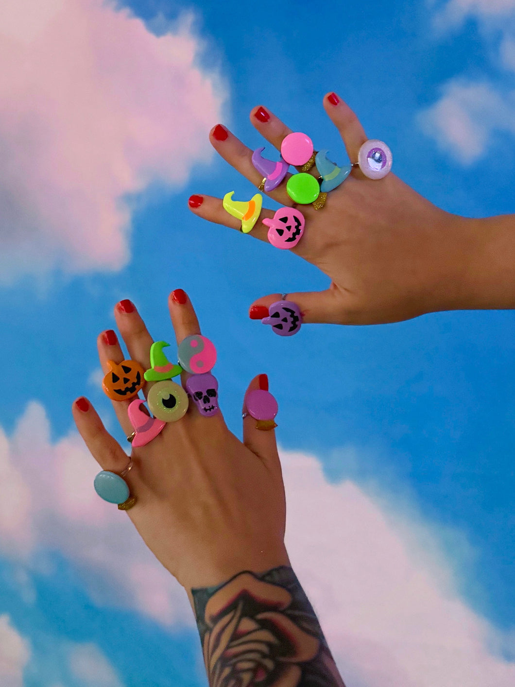Pastelloween Rings
