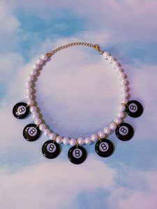 Pearl Magic Eight-Ball Choker
