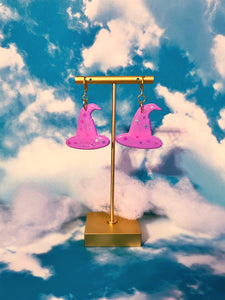 Lavender Witch Hat Dangles