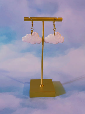 Mini Sparkly Cloud Dangles