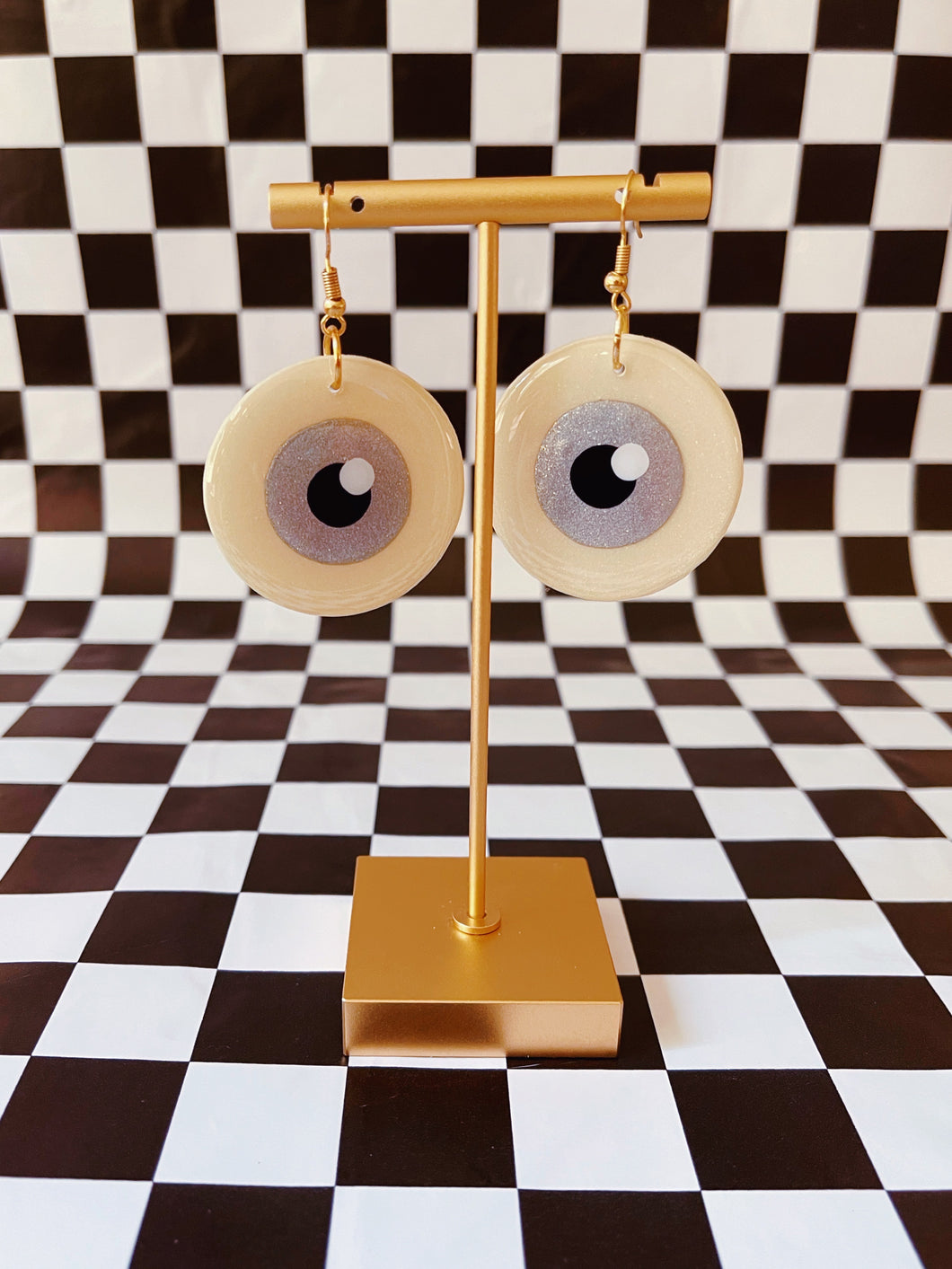 Sparkly Eyeball Dangles