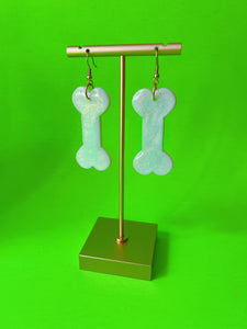 Halloween Sparkly Bone Dangles