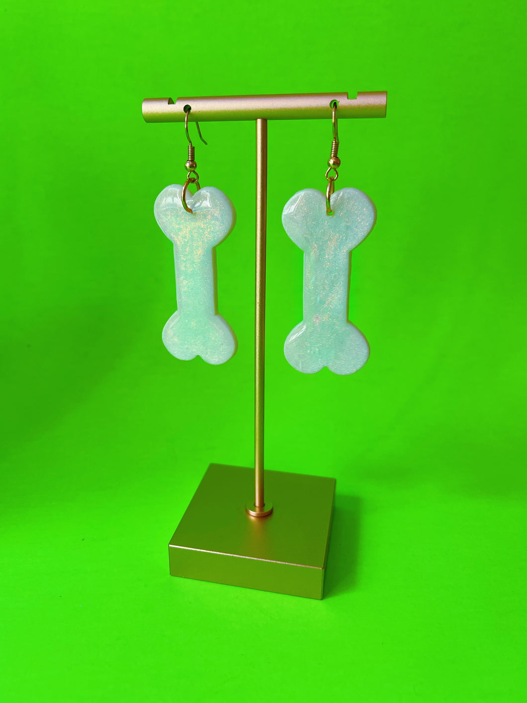 Halloween Sparkly Bone Dangles