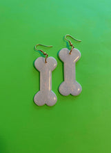 Load image into Gallery viewer, Halloween Sparkly Bone Dangles