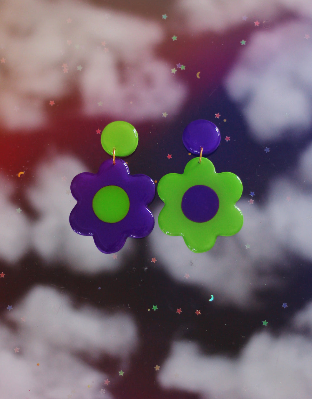 Purple and Green Mix & Match Daisies