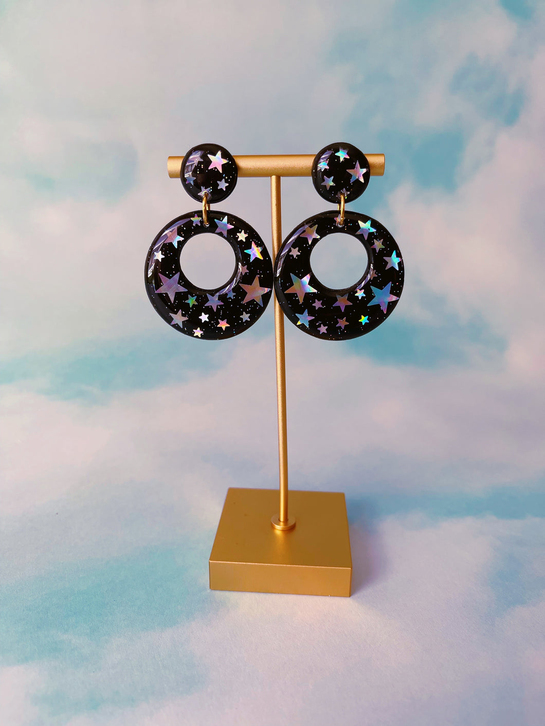 Starry Mini Mod Hoops