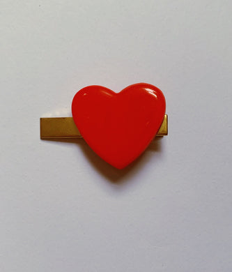 Red Heart Barrette