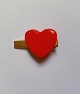 Red Heart Barrette