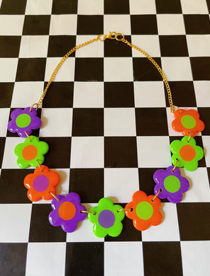 Halloween Daisy Choker (5 petal)
