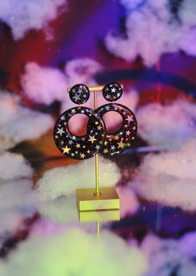 XL Starry Night Mod Hoops