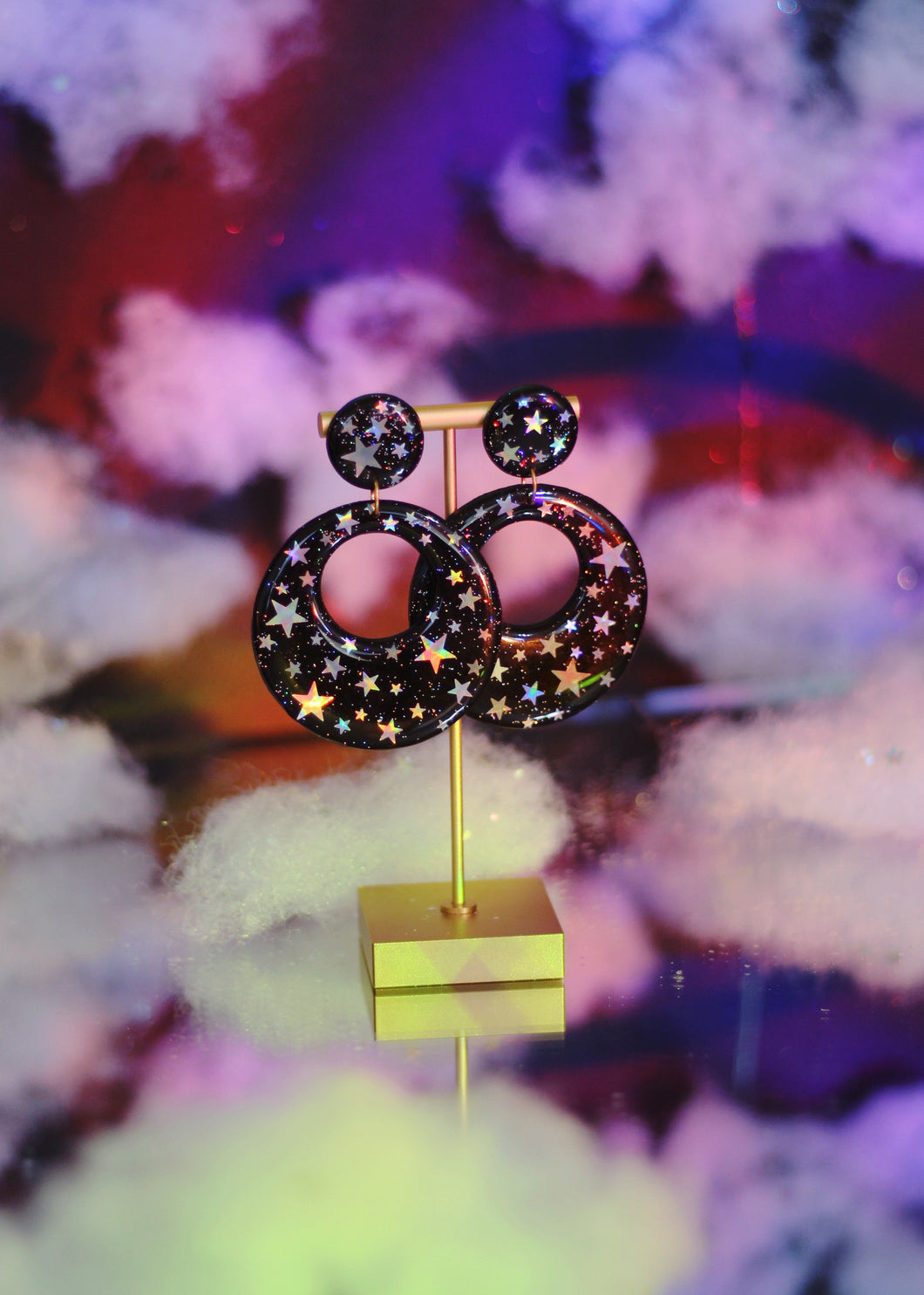 XL Starry Night Mod Hoops