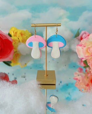 *SALE* Blue and Pink Mix & Match Funky Shrooms